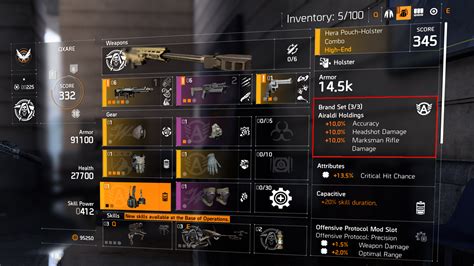 brand sets division 2|division 2 brand set bonuses.